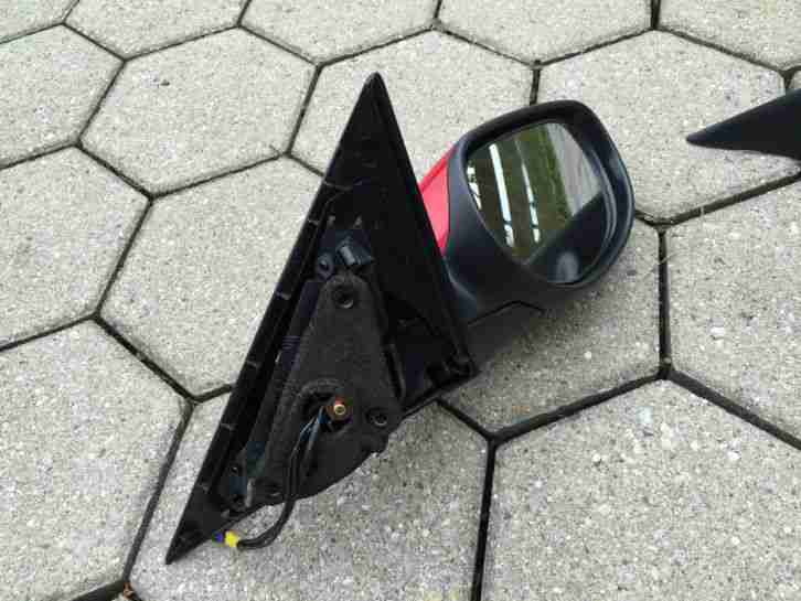 Mazda RX8 Revolution Original Außenspiegel in Rot Metallic - Guter Zustand