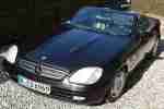 Mercdes SLK 200 R17 Cabrio, schwarz, LEDER, Klima,