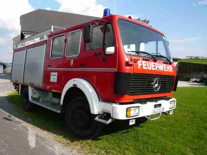 Mercedes 1019 Allrad, TLF, Feuerwehr, Kastenwagen, Camping, Oldtimer 4x4