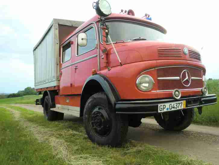 Mercedes 1113 DoKa Doppelkabine Seilwinde Pritsche