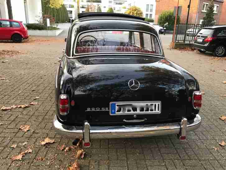 **Mercedes 220 SE Ponton W 128 ( perfekter Restaurationszustand 2 +) FALTDACH**