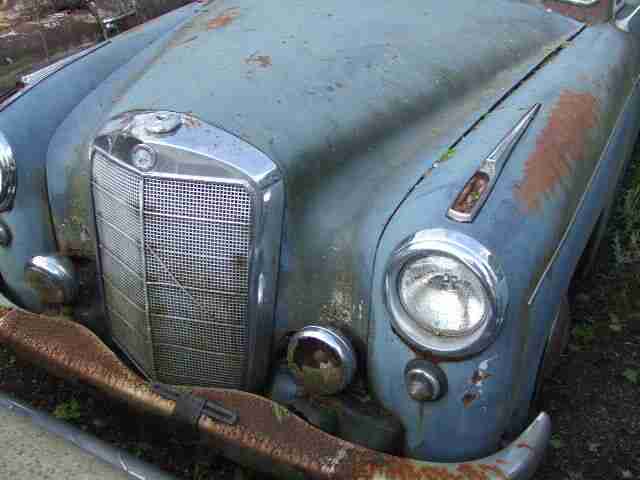 Mercedes 220S 6 Zyl. PONTON 1958 zum Restaurieren