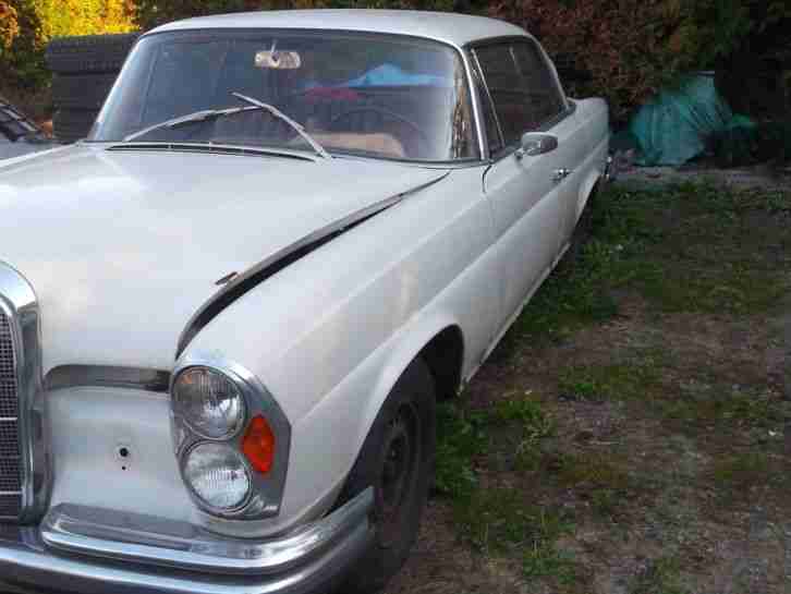 Mercedes 220se coupé,automatic 1964 zum restaurieren.
