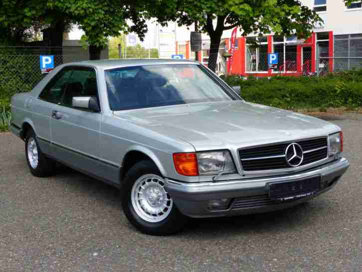 Mercedes 380 SEC aus 1. Hand mi t H KENNZEICHEN OMA´S