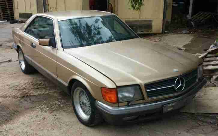Mercedes 380 sec coupe oldtimer voll austattung