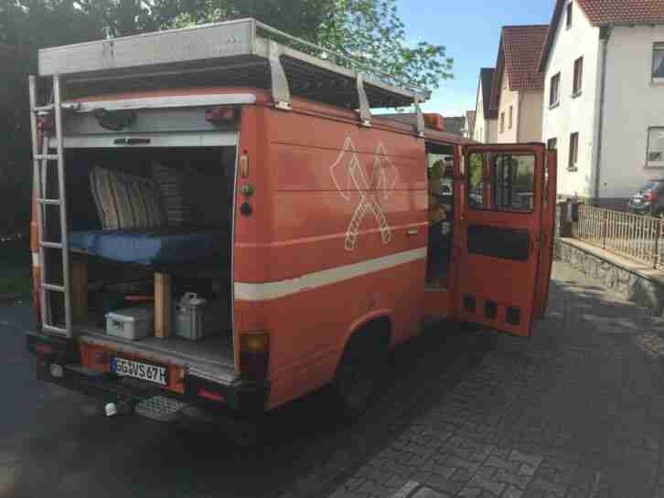 Mercedes 407 D Kastenwagen Katastrophenschutz mit Dachträger und H Kennzeichen