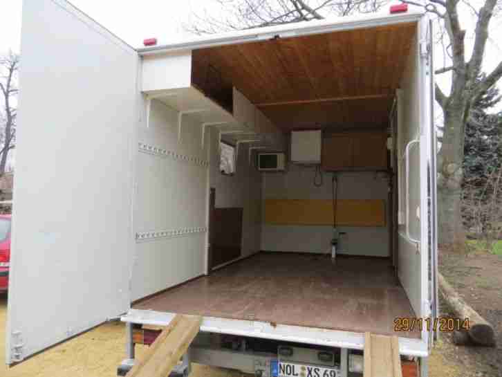 Mercedes 410 D, Möbelkoffer als Wohnmobilausbau