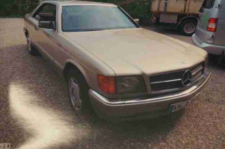 Mercedes 420 SEC Coupe Oldtimer Wertgutachten und H Kennzeichen