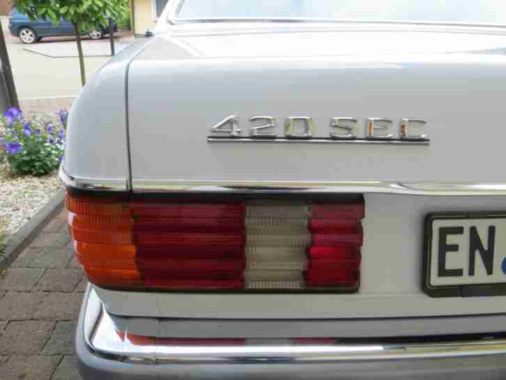 Mercedes 420SEC C126 Youngtimer Rentnerfahrzeug 2. Hand kein Import Oldtimer