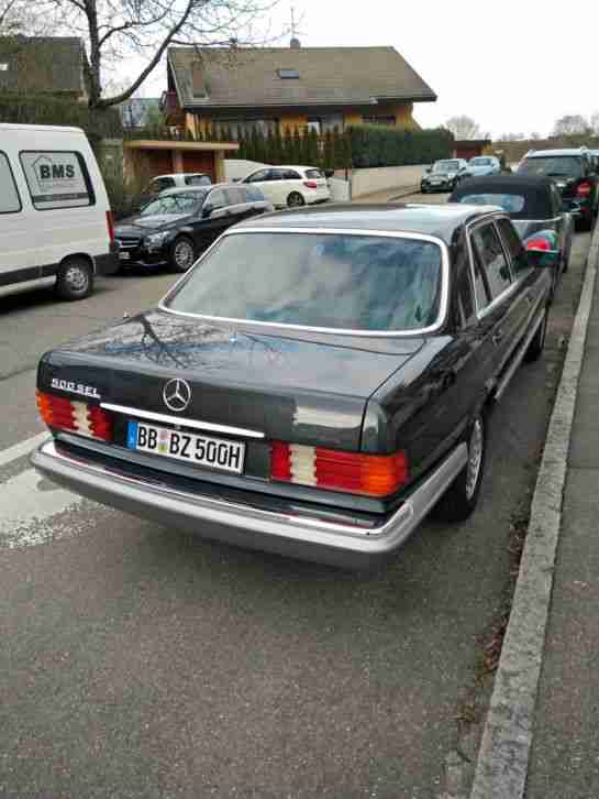 Mercedes 500 sel w 126 vollaust.rostfrei, Wertgutachten H Kennzeichen