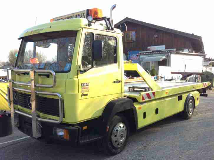 Mercedes 814 L Abschlepper Recaro Luftfederung Jumbo Einzelstück Rambügel 7, 5t