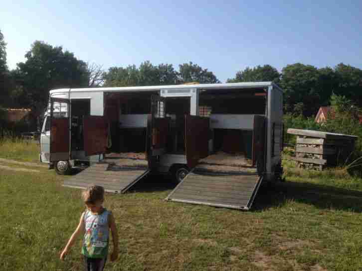 Mercedes 817 Pferdetransporter Niehoff für 4 Pferde