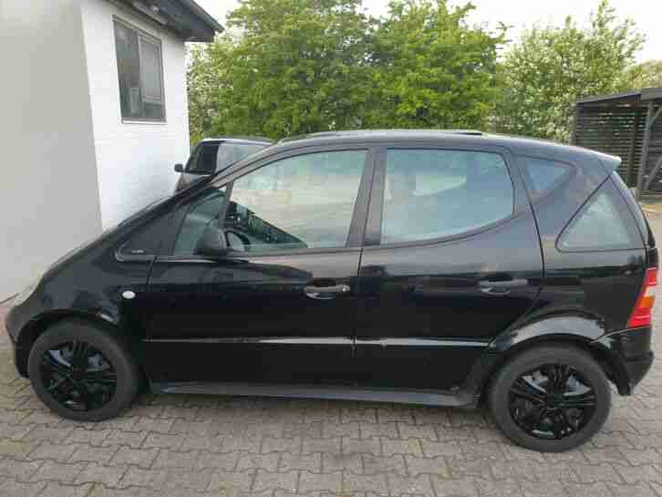 Mercedes A-klasse A160, Automatik, Benzin, Schwarz, AHK, Bj.2000, HU10.2019