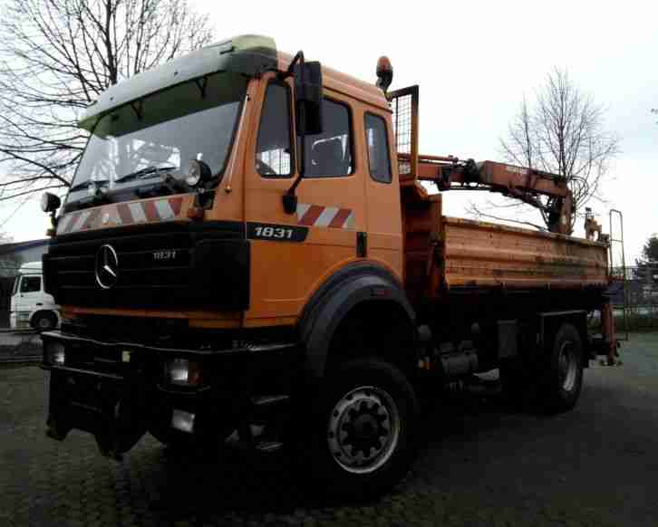 Mercedes Benz 1831 mit Krtan AK60.1 Allrad Winterdienst