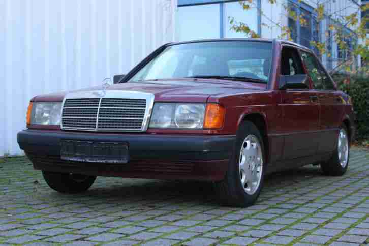 Mercedes Benz 190 1.8 Winterauto TÜV 10.2016 8fach bereift 190er Schiebedach