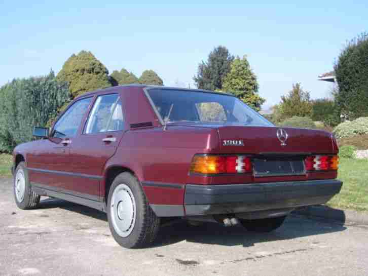 Mercedes Benz 190 2,6 E, EZ 10/87, 1. Hd, 128 TKM, scheckheft, Zustand sehr gut