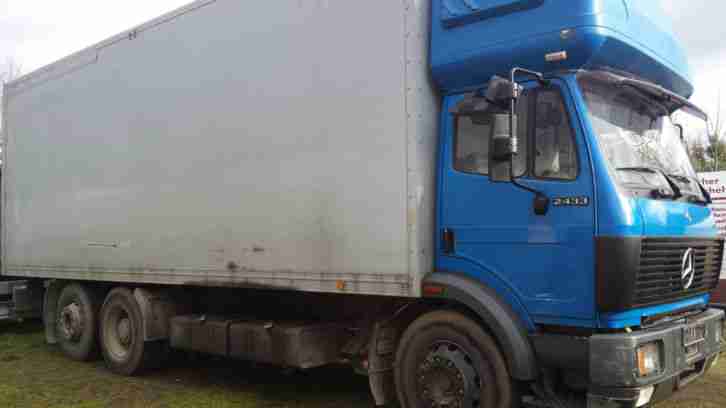 Mercedes Benz 2433 Lkw Koffer 3 Achser