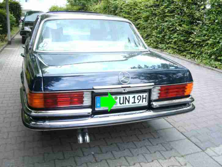 Mercedes Benz 280 SE W116 von 1978 Oldtimer mit H- Kennzeichen Top-Zustand