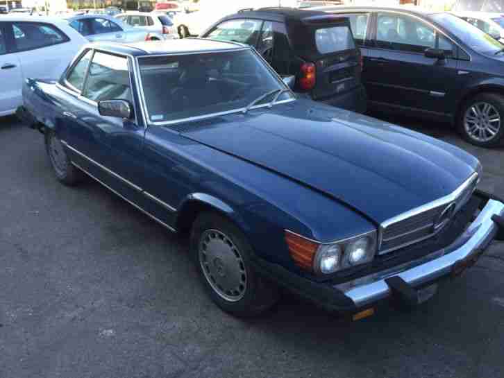 Mercedes Benz 450 SL Cabrio mit Hardtop (startet nicht)