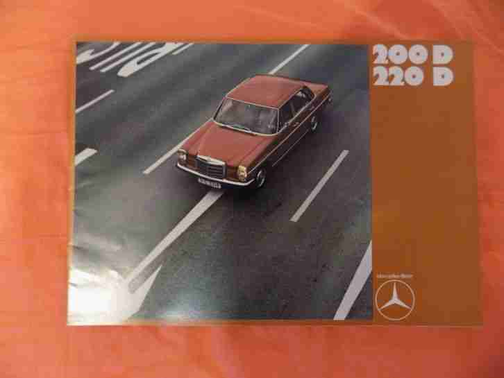 Mercedes-Benz /8 200 D, 220 D Autoprospekt