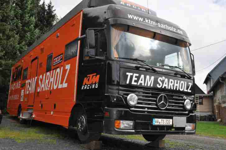 Mercedes-Benz Actros 1324 Sarholz Racingtruck+Vorzelt