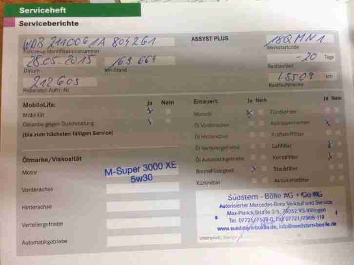 Mercedes-Benz E Klasse 220 CDI scheckheft Gepflegt