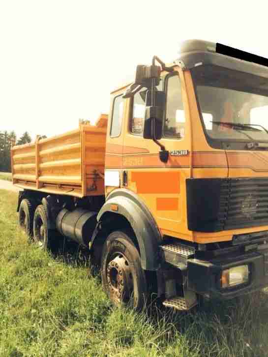 Mercedes Benz SK 2538 3 Seiten Kipper Meiler 6x4