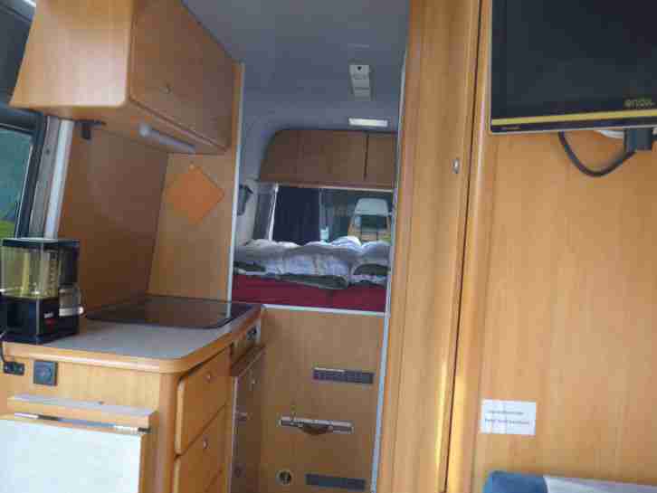 Mercedes-Benz Sprinter 311 CDI Wohnmobil 117tkm Bj. 2007 Klima ABS ESP TV AHK