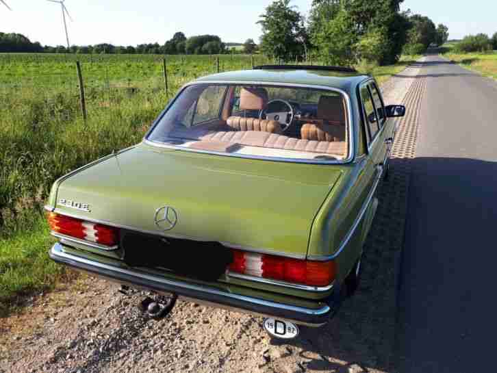 Mercedes-Benz W 123 Limousine 230 E Automatik H-Kennzeichen agavengrün 1982er