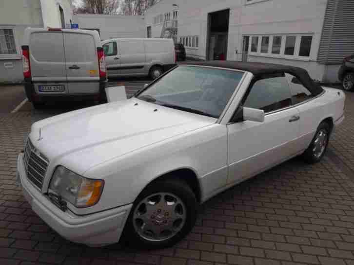 W124 E320 Cabrio Cabriolet in Weiß Grau