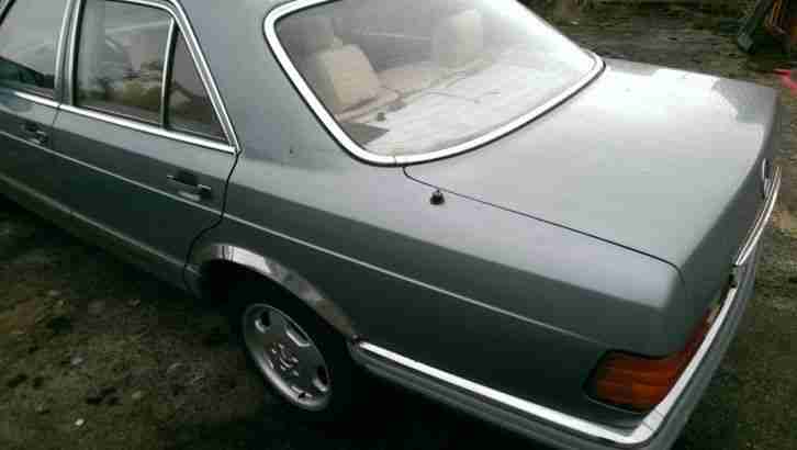 Mercedes Benz W126 280 S - Klasse mit LPG Autogasanlage Bastler Export Oldtimer