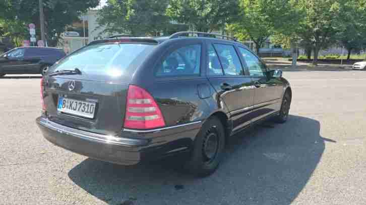 Mercedes C 220, C-Klasse, Kombi, Avangarde, schwarz, HU+AU neu, + Alufelgen