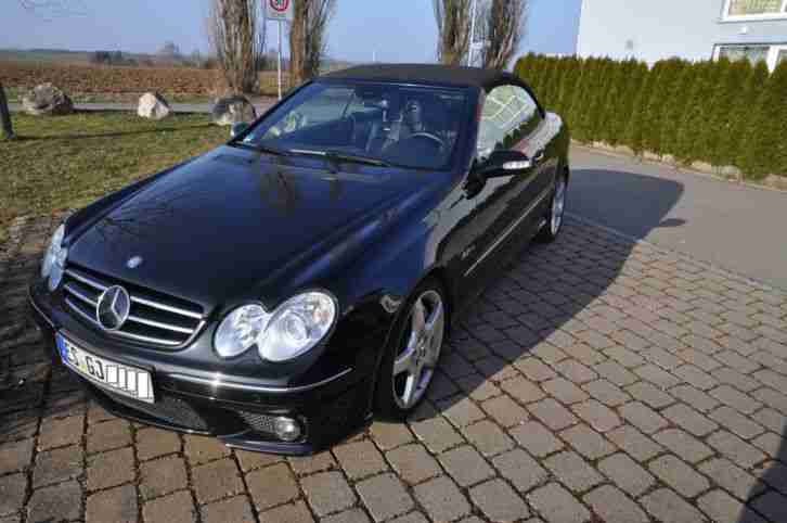 Mercedes CLK 63 AMG Cabrio,V-max,502 PS,8-Fach AMG Felgen,C-Modul, org. 55153km