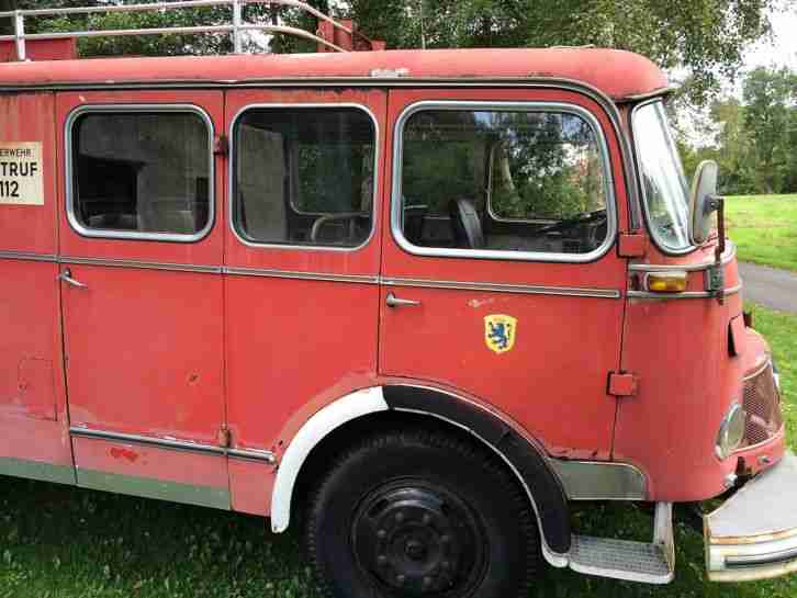 Mercedes LF 710 Feuerwehr,1965,Ideal als WOMO,Renntransporter,Werkstattwagen !!!