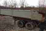 Mercedes MAN MAGIRUS LKW Oldtimer Kippsattelauflieger