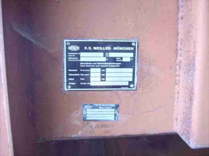 Mercedes MAN MAGIRUS LKW Oldtimer Meiller Mulden Kipper werksneu