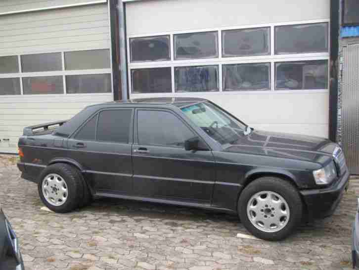 Mercedes Oldtimer190e 2, 3 16V, Mit Ersatzteilen, EZ1987, schwarz , 15 Zoll Radsatz !