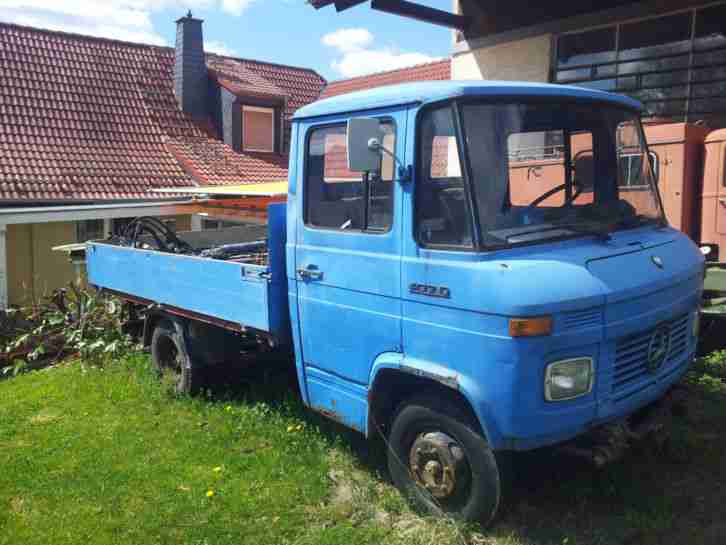 Mercedes Pritsche 407D, Bj 1980, Oldtimer, AHK Kugel,