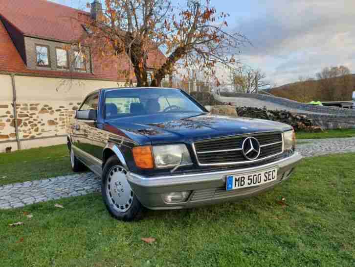 Mercedes SEC 500 S Klasse Museumsauto Sammlerstück mit