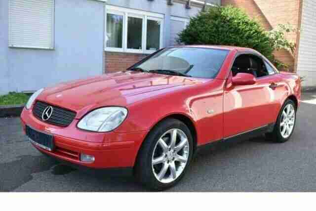 Mercedes SLK 200 Bj 2000 HU 3/22 Leder Rot/Schwarz Lieferung bis zur Haustüre