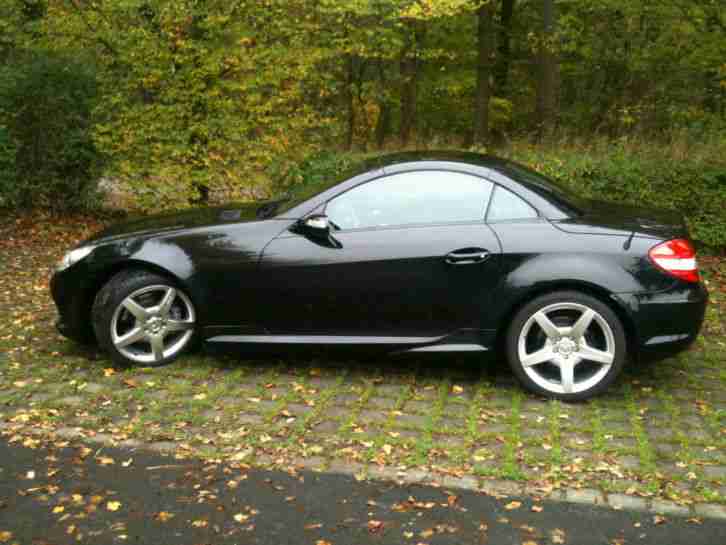 Mercedes SLK 350 AMG-Optik, 7 G-tronic, W 171, sehr schön, unfallfrei, schwarz