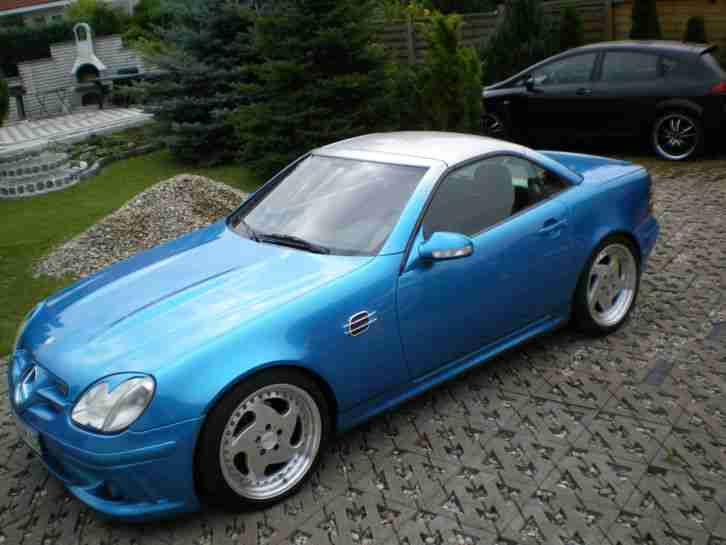 Mercedes SLK Sonderlack,Freispr.Tel,Leder,Sitzheiz.,Sportfahrw,Tempomat,DVD, MP3