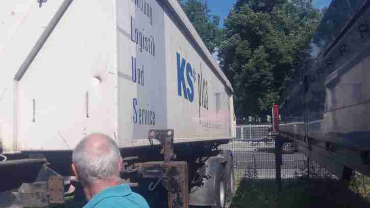 Meusburger 2- Achs- Alu- Mulde mit Lenkachse