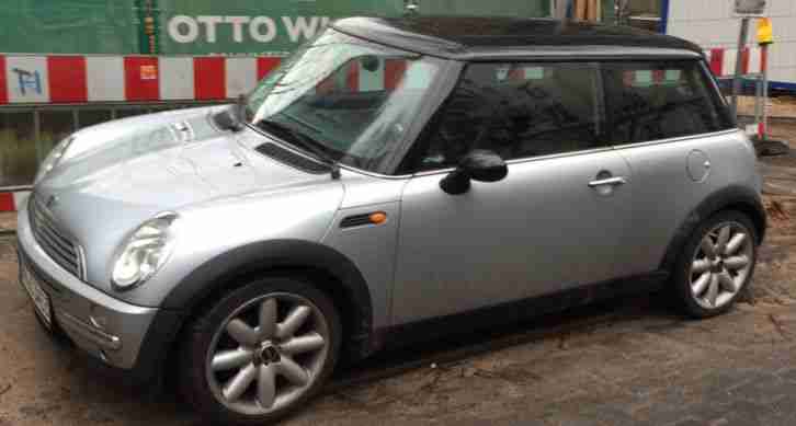 Mini Cooper 1,6 , Panoramadach, Teil- Leder Sportsitze