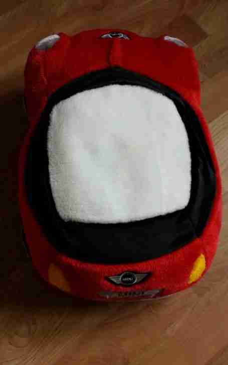 Mini Cooper Auto Plüsch Kissen Spielauto gepflegt Rarität