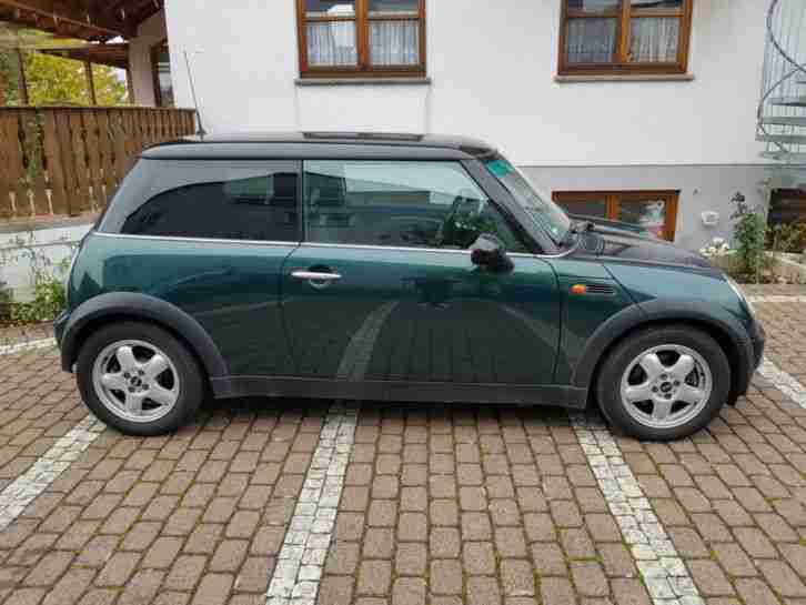 Mini Cooper EZ: 5/2004 KM 104t TÜV 07/18 Alufelgen Sitzheizung Grün Metallic