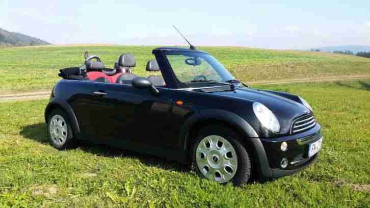 Mini,One,Cabrio, 8 Fach,TÜV,2 Hand,Cabriolet,Schwarz, Der sommer kommt