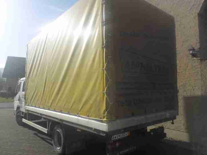 Mitsubishi Canter 7.5 Tonner Bjk 2006 Pritsche Plane 140 PS