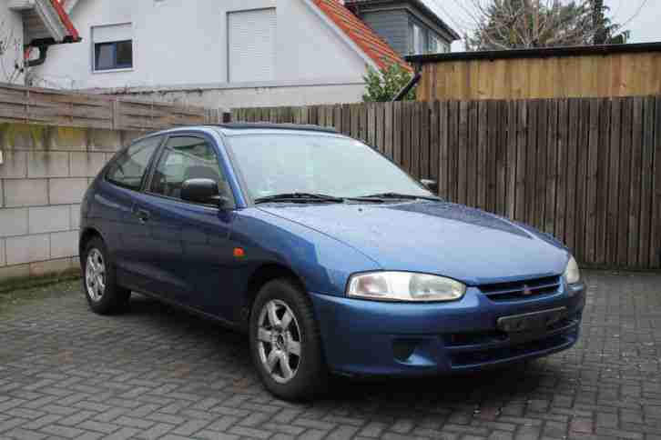 Mitsubishi Colt CJ0 Edition metallic blau Panoramadach Bastler fahrbereit Mängel