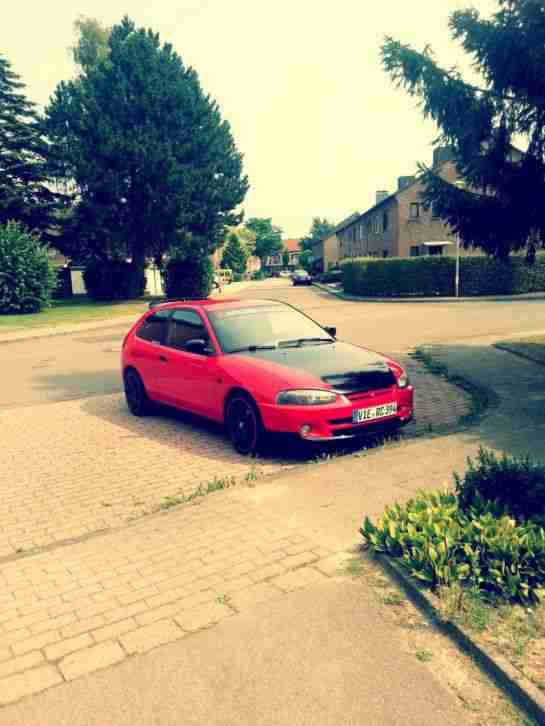 Mitsubishi Colt CJ0 in rot schwarz